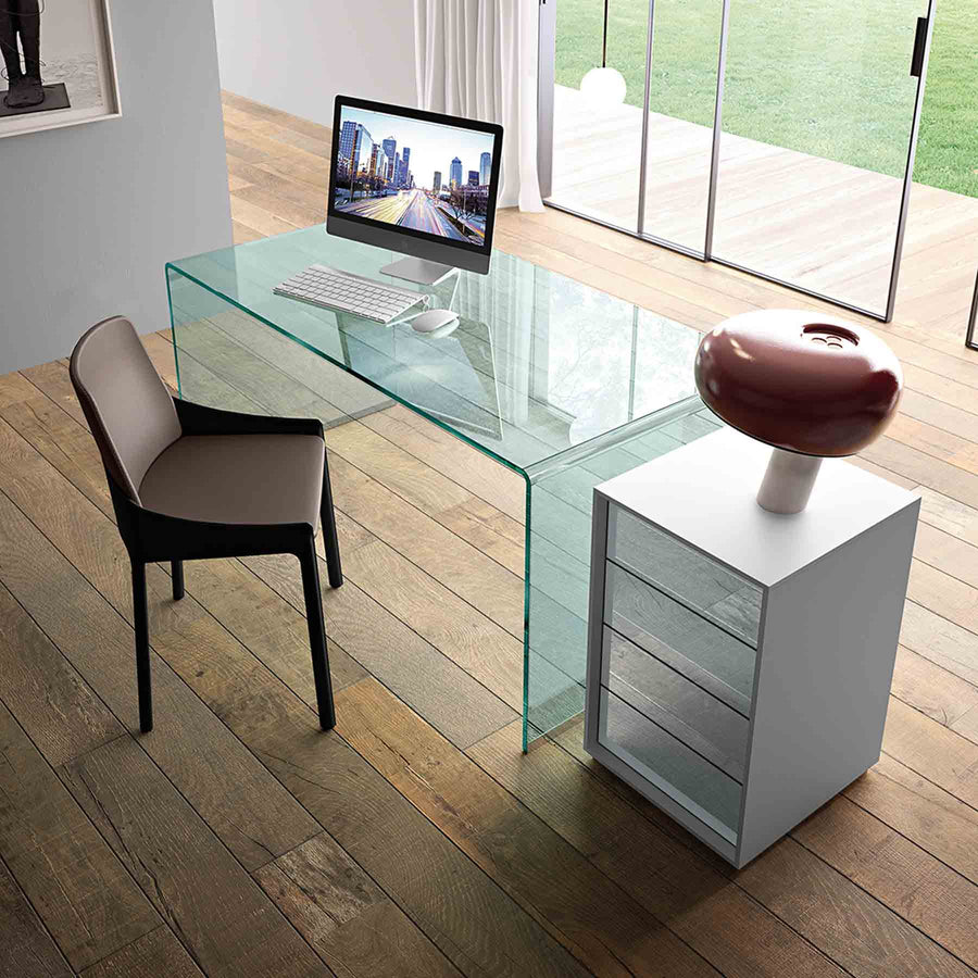 Glass Writing Desk RIALTO by FIAM 0150