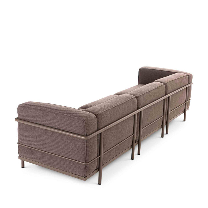 Three Seater Outdoor Sofa - "3 Fauteuil Grand Confort, Grand Modèle", designed by Le Corbusier, Pierre Jeanneret, Charlotte Perriand for Cassina