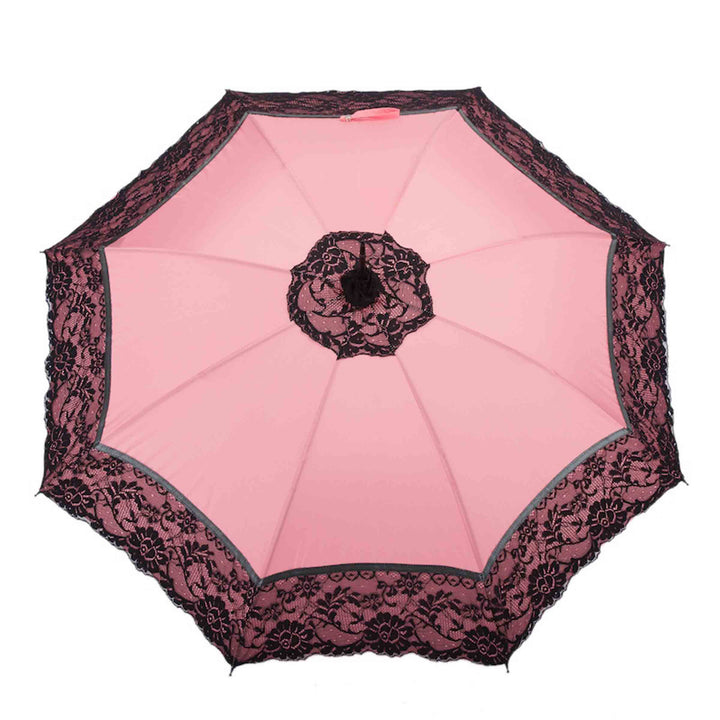 Umbrella BURLESQUE PARASOL with Leather Handle by Pasotti 03