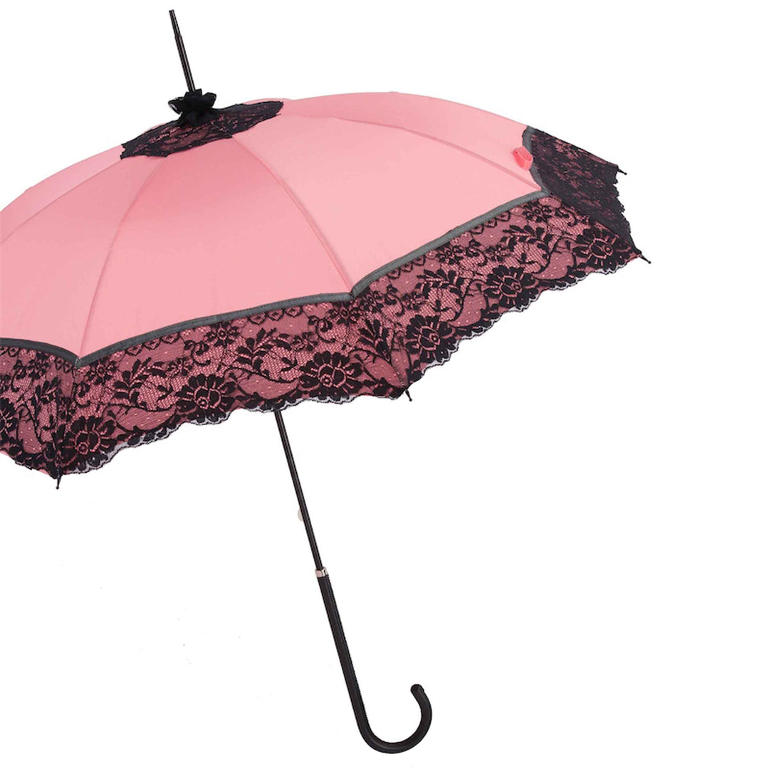Umbrella BURLESQUE PARASOL with Leather Handle by Pasotti 08