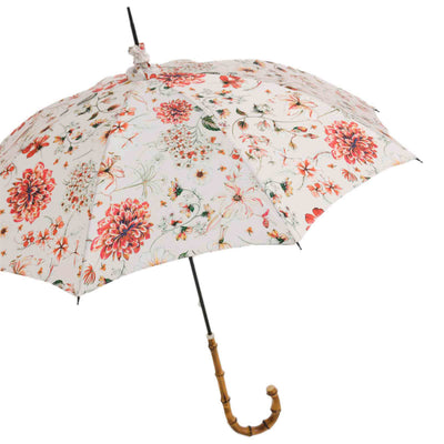 Umbrella FLOWERED PARASOL with Bamboo Handle by Pasotti 03