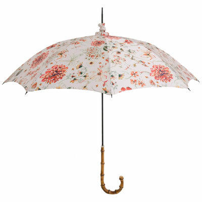 Umbrella FLOWERED PARASOL with Bamboo Handle by Pasotti 08