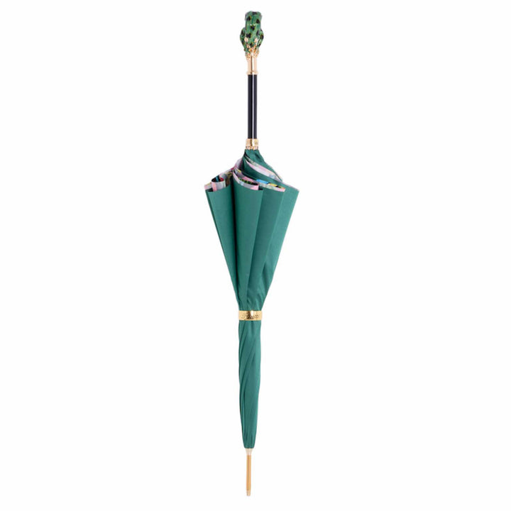 Umbrella FROG with Enameled Brass Handle by Pasotti 02