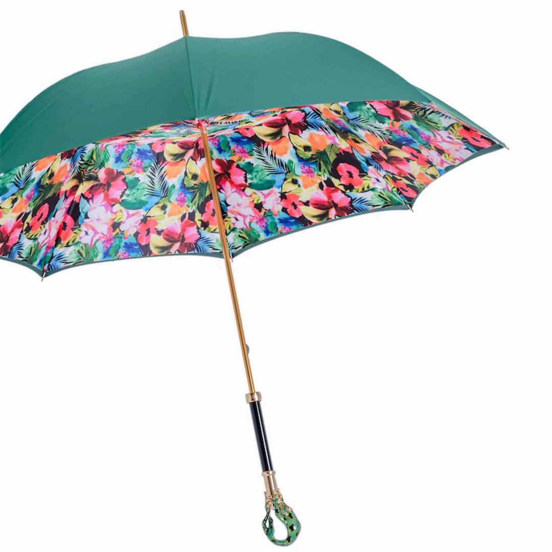Umbrella FROG with Enameled Brass Handle by Pasotti 06