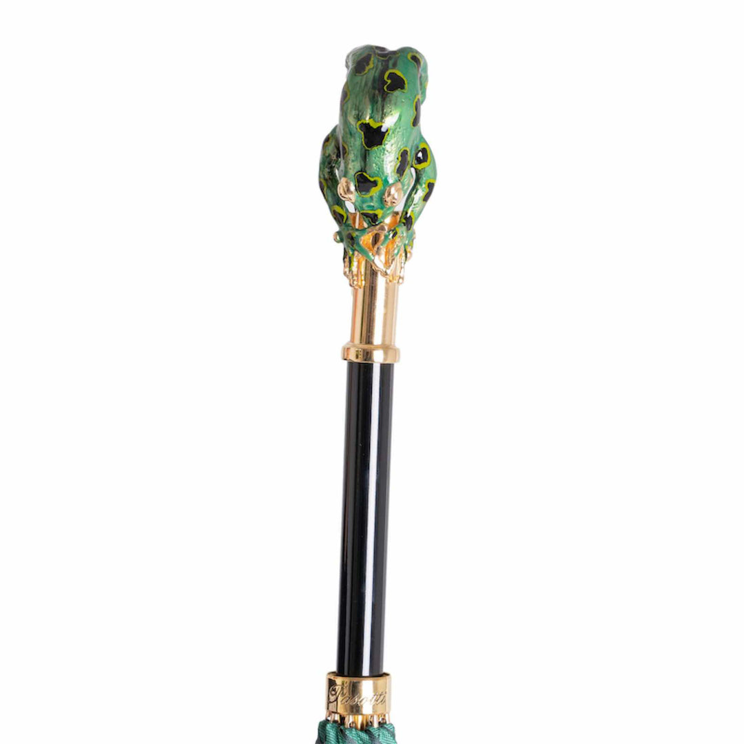 Umbrella FROG with Enameled Brass Handle by Pasotti 07