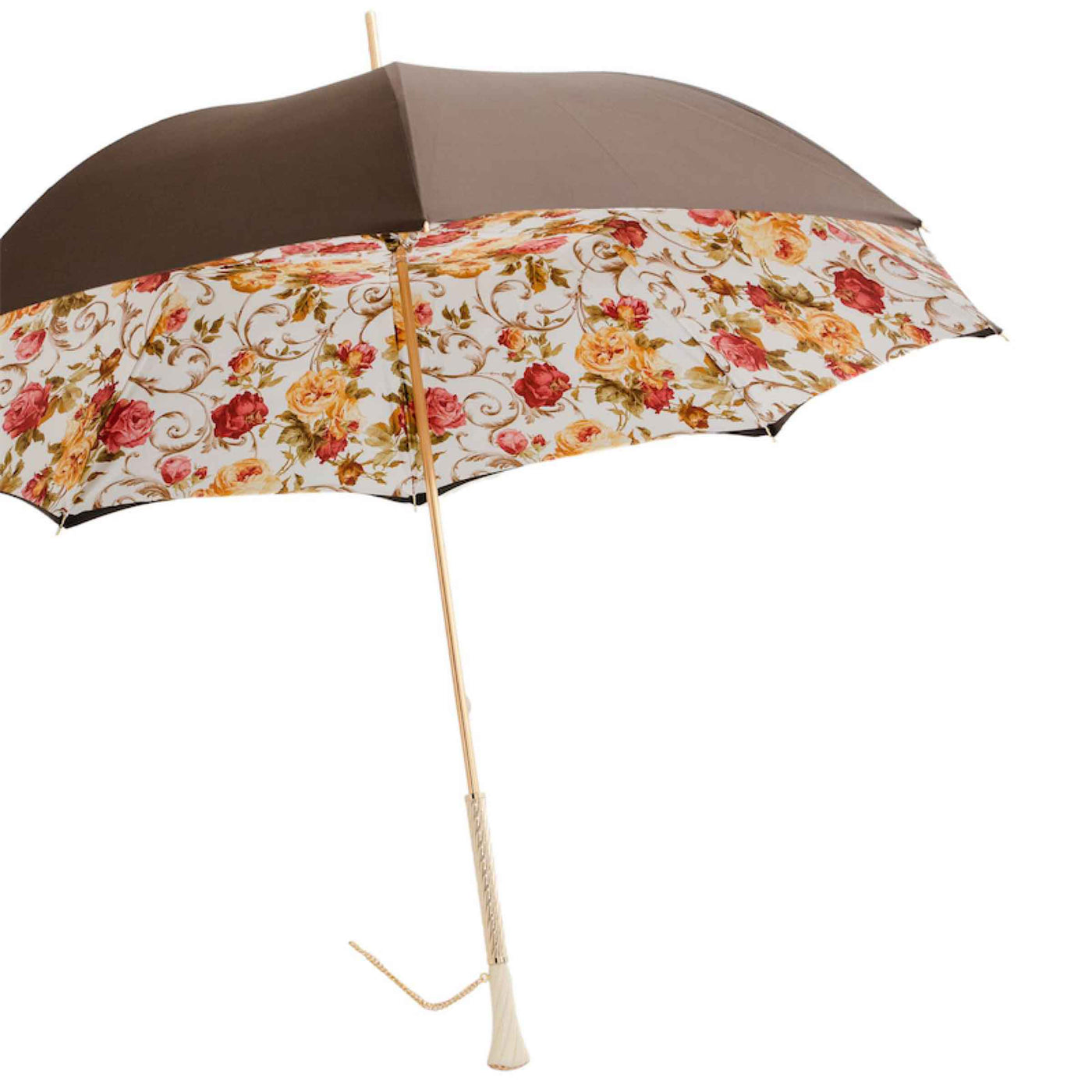 Umbrella LUXURY VINTAGE UMBRELLA 2 with Swarovski® Crystal Handle by Pasotti 08