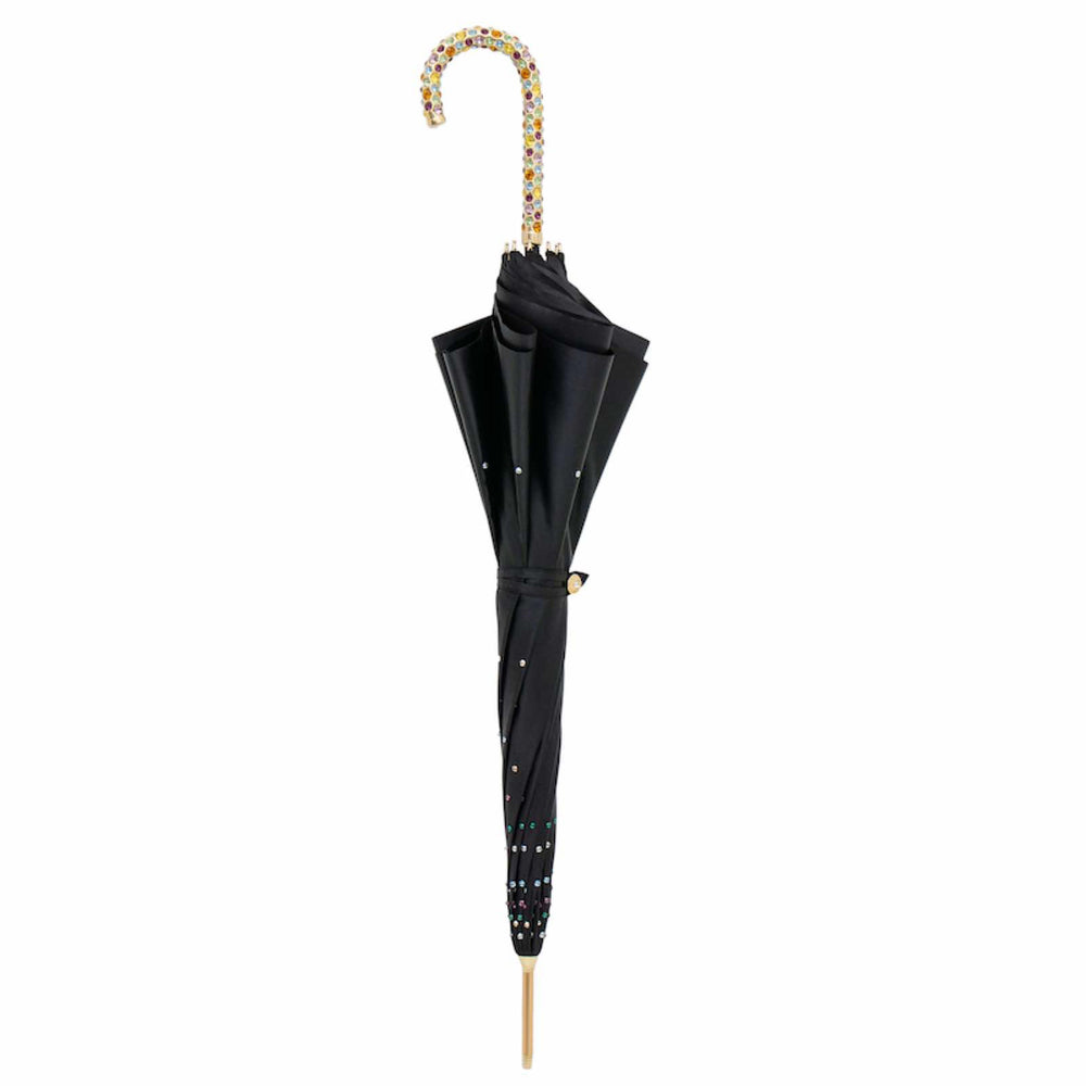 Umbrella PIETRE SWAROVSKI® with Brass and Swarovski® Crystal Handle by Pasotti 02