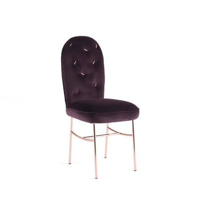 Upholstered Velvet Chair TTEMIC by Matteo Cibic 01