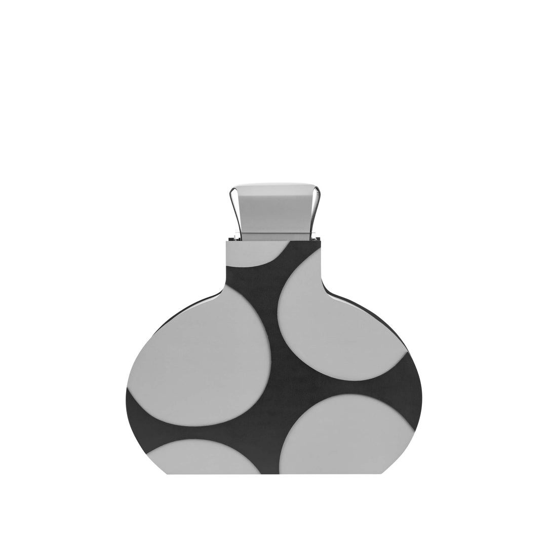 Leder-Dekorationsobjekt VASE OTTO GRAPHIC von Gianpaolo Venier für ADJ STYLE