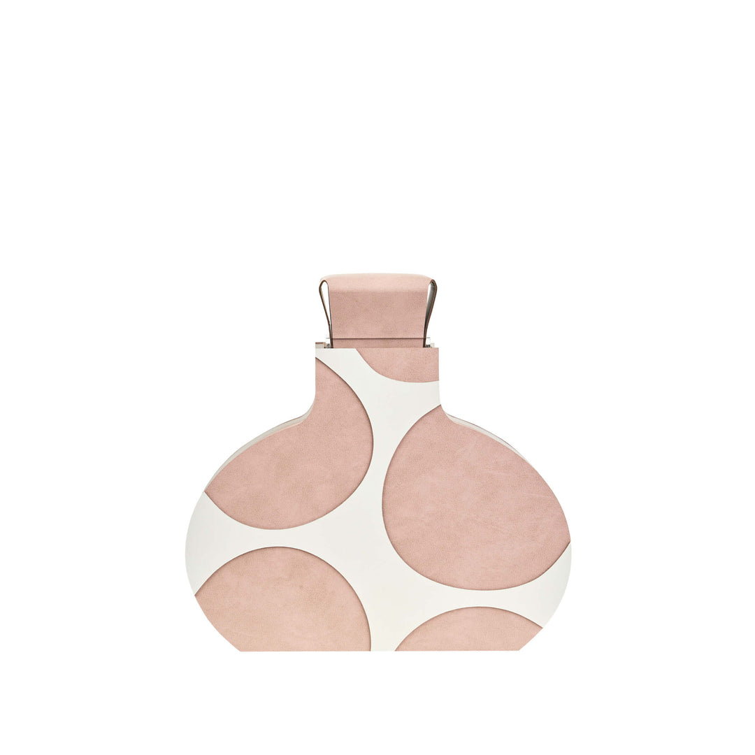 Leder-Dekorationsobjekt VASE OTTO GRAPHIC von Gianpaolo Venier für ADJ STYLE