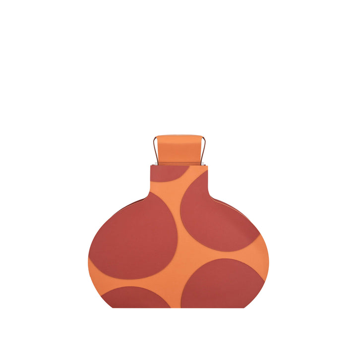 Leder-Dekorationsobjekt VASE OTTO GRAPHIC von Gianpaolo Venier für ADJ STYLE