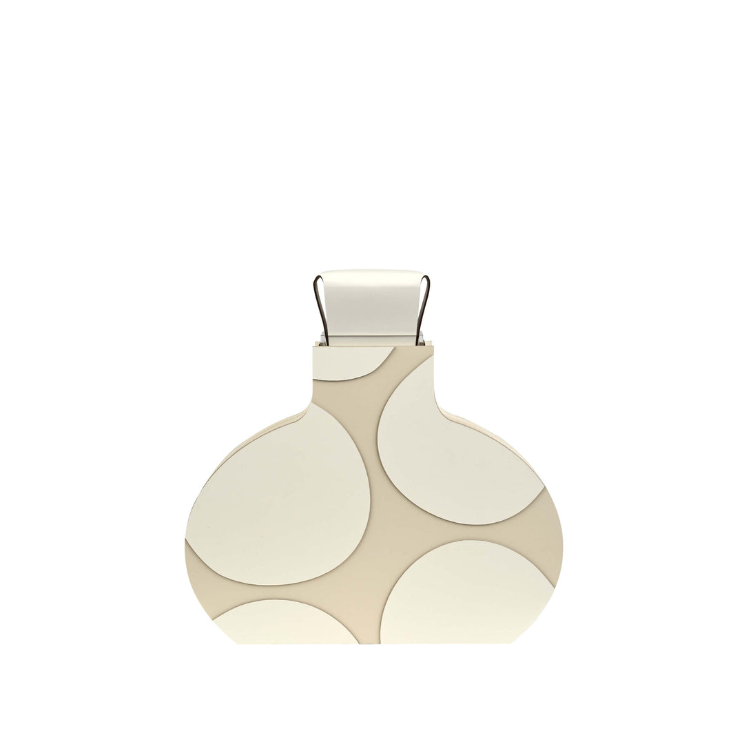 Leder-Dekorationsobjekt VASE OTTO GRAPHIC von Gianpaolo Venier für ADJ STYLE