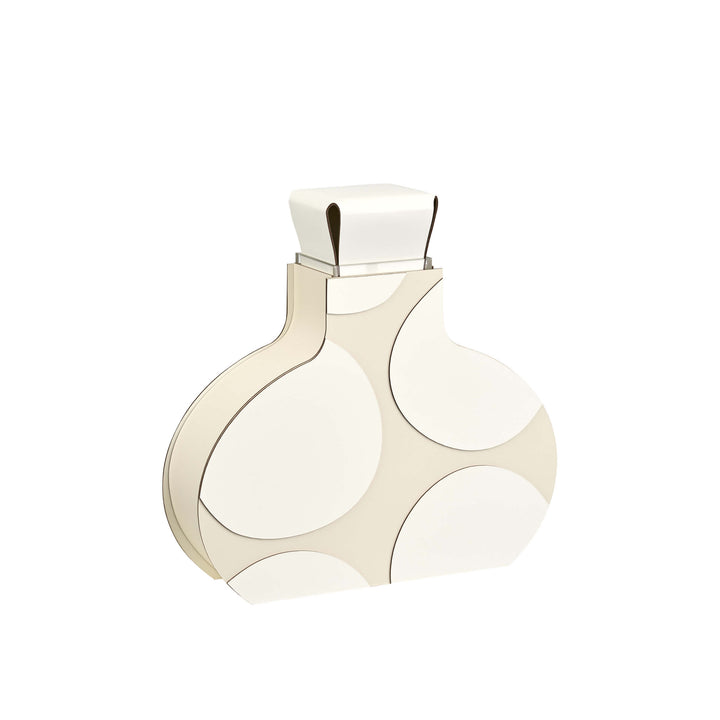 Leder-Dekorationsobjekt VASE OTTO GRAPHIC von Gianpaolo Venier für ADJ STYLE