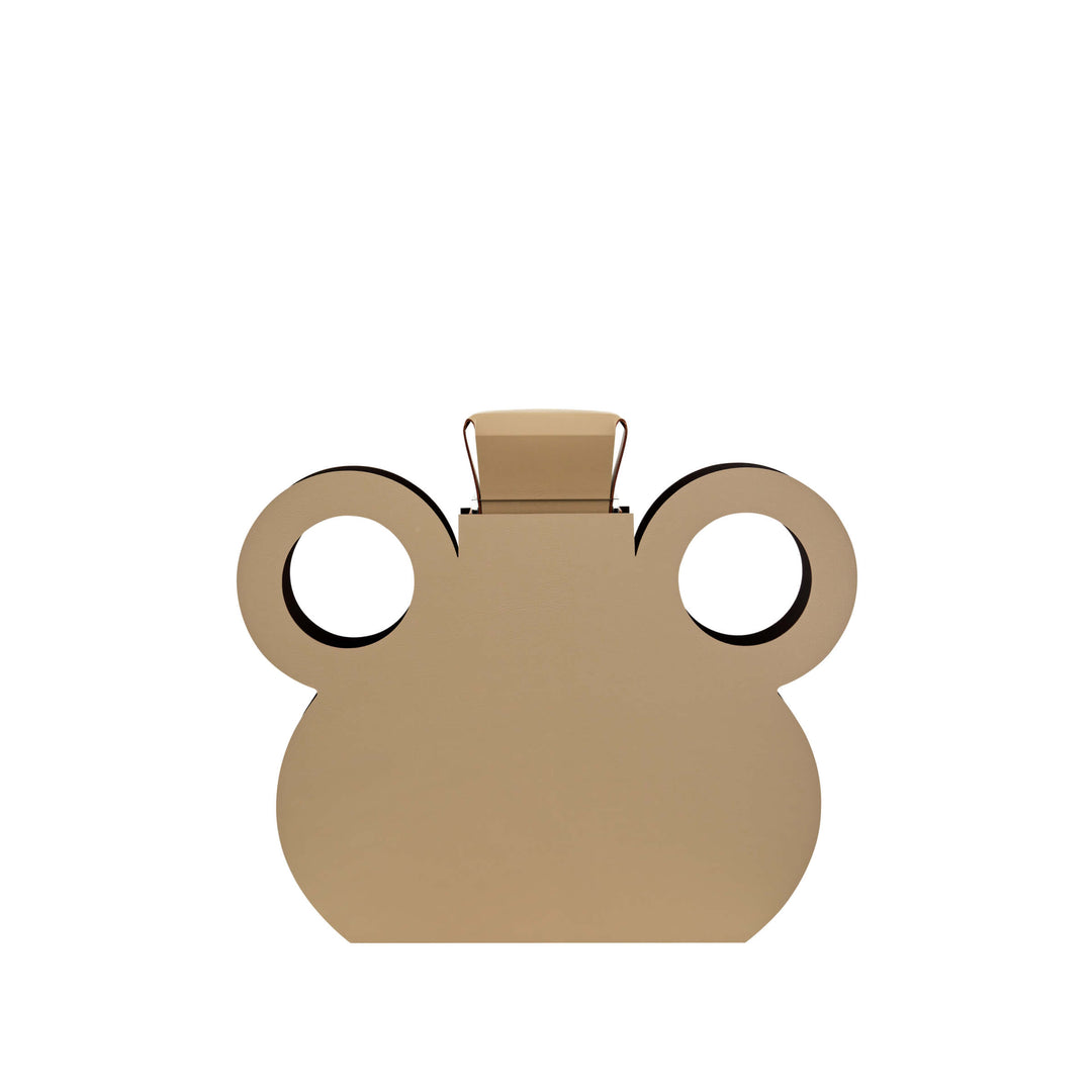 Objet décoratif en cuir VASE OTTO par Gianpaolo Venier pour ADJ STYLE