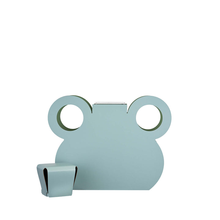 Objet décoratif en cuir VASE OTTO par Gianpaolo Venier pour ADJ STYLE