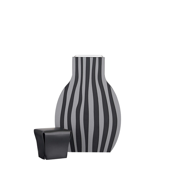 Leder-Dekorationsobjekt VASE OTTO GRAPHIC von Gianpaolo Venier für ADJ STYLE