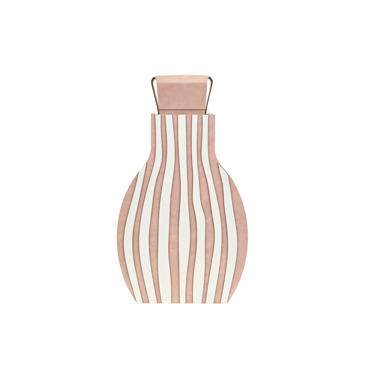 Leder-Dekorationsobjekt VASE OTTO GRAPHIC von Gianpaolo Venier für ADJ STYLE