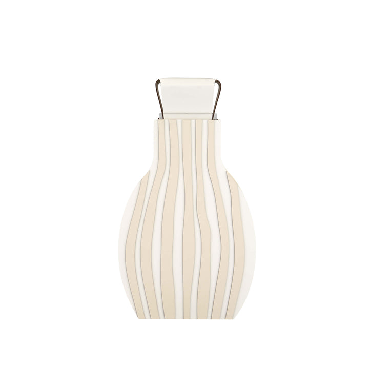 Leder-Dekorationsobjekt VASE OTTO GRAPHIC von Gianpaolo Venier für ADJ STYLE