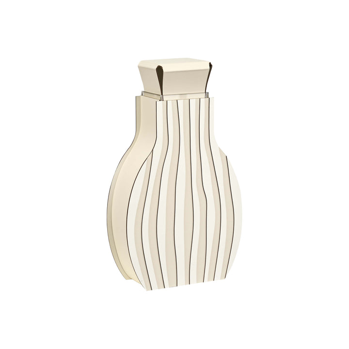 Leder-Dekorationsobjekt VASE OTTO GRAPHIC von Gianpaolo Venier für ADJ STYLE