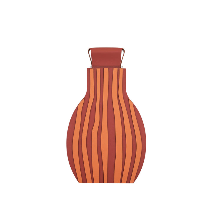 Leder-Dekorationsobjekt VASE OTTO GRAPHIC von Gianpaolo Venier für ADJ STYLE