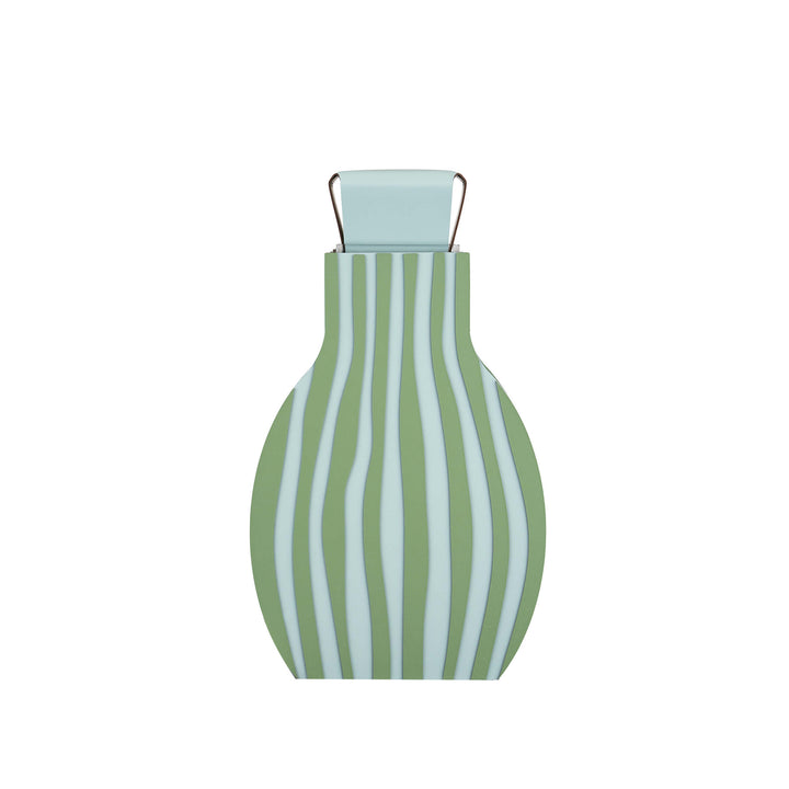 Leder-Dekorationsobjekt VASE OTTO GRAPHIC von Gianpaolo Venier für ADJ STYLE