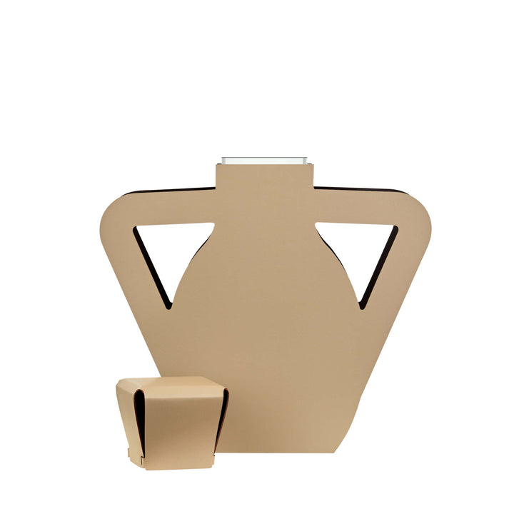 Objet décoratif en cuir VASE OTTO par Gianpaolo Venier pour ADJ STYLE