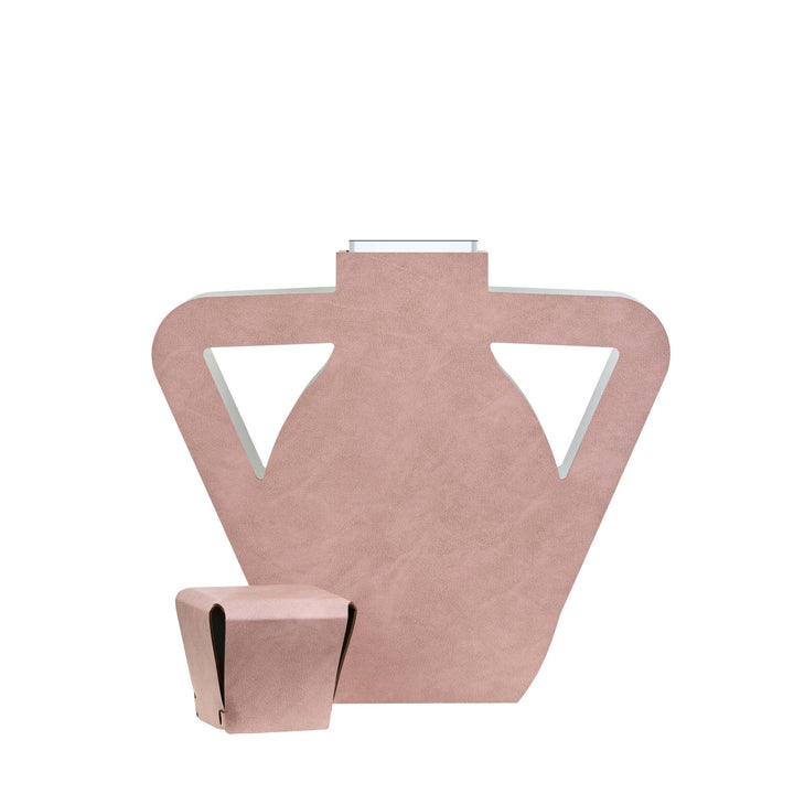 Objet décoratif en cuir VASE OTTO par Gianpaolo Venier pour ADJ STYLE