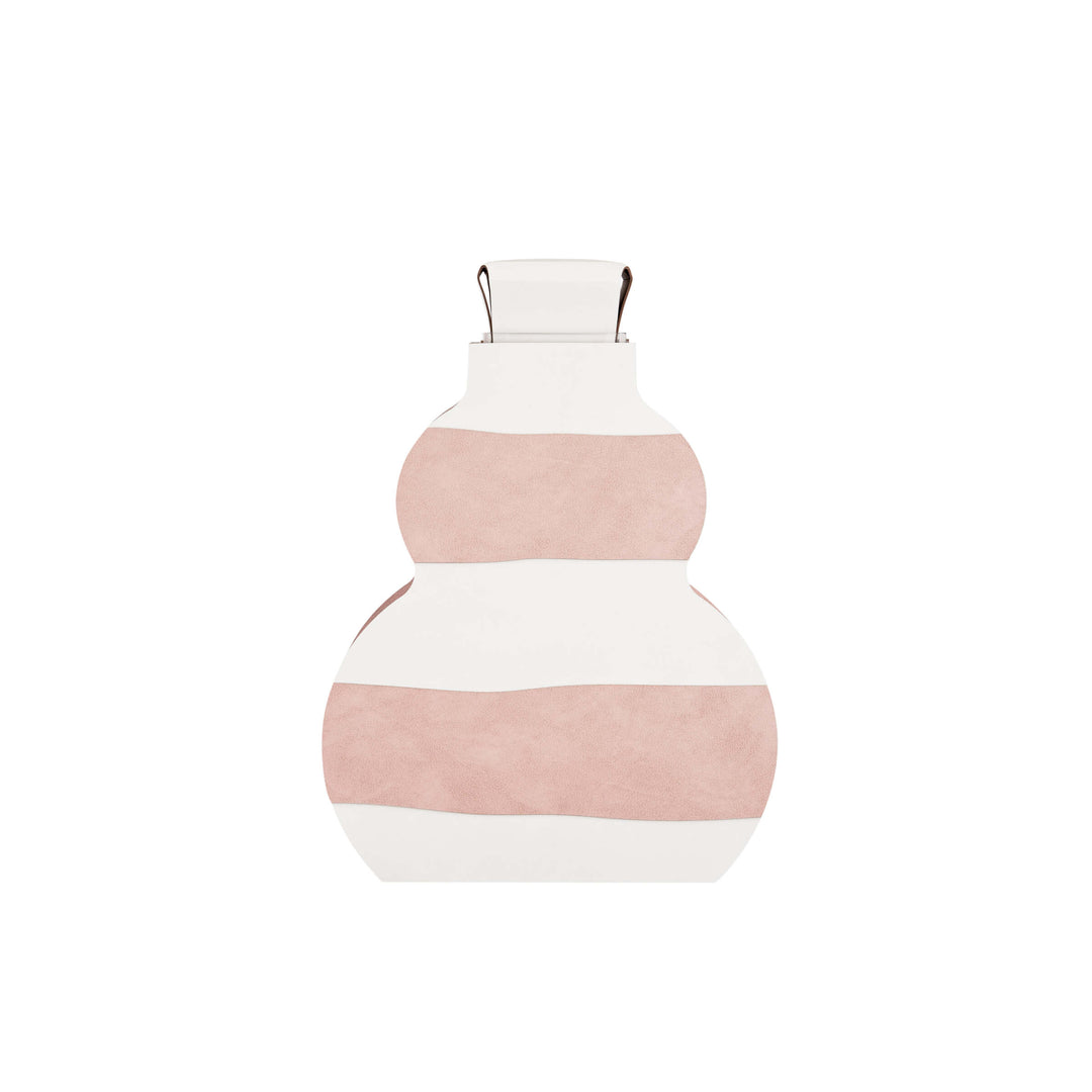 Leder-Dekorationsobjekt VASE OTTO GRAPHIC von Gianpaolo Venier für ADJ STYLE