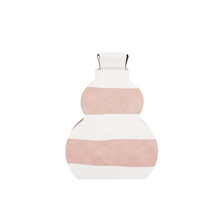 Leder-Dekorationsobjekt VASE OTTO GRAPHIC von Gianpaolo Venier für ADJ STYLE