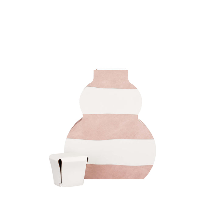 Leder-Dekorationsobjekt VASE OTTO GRAPHIC von Gianpaolo Venier für ADJ STYLE