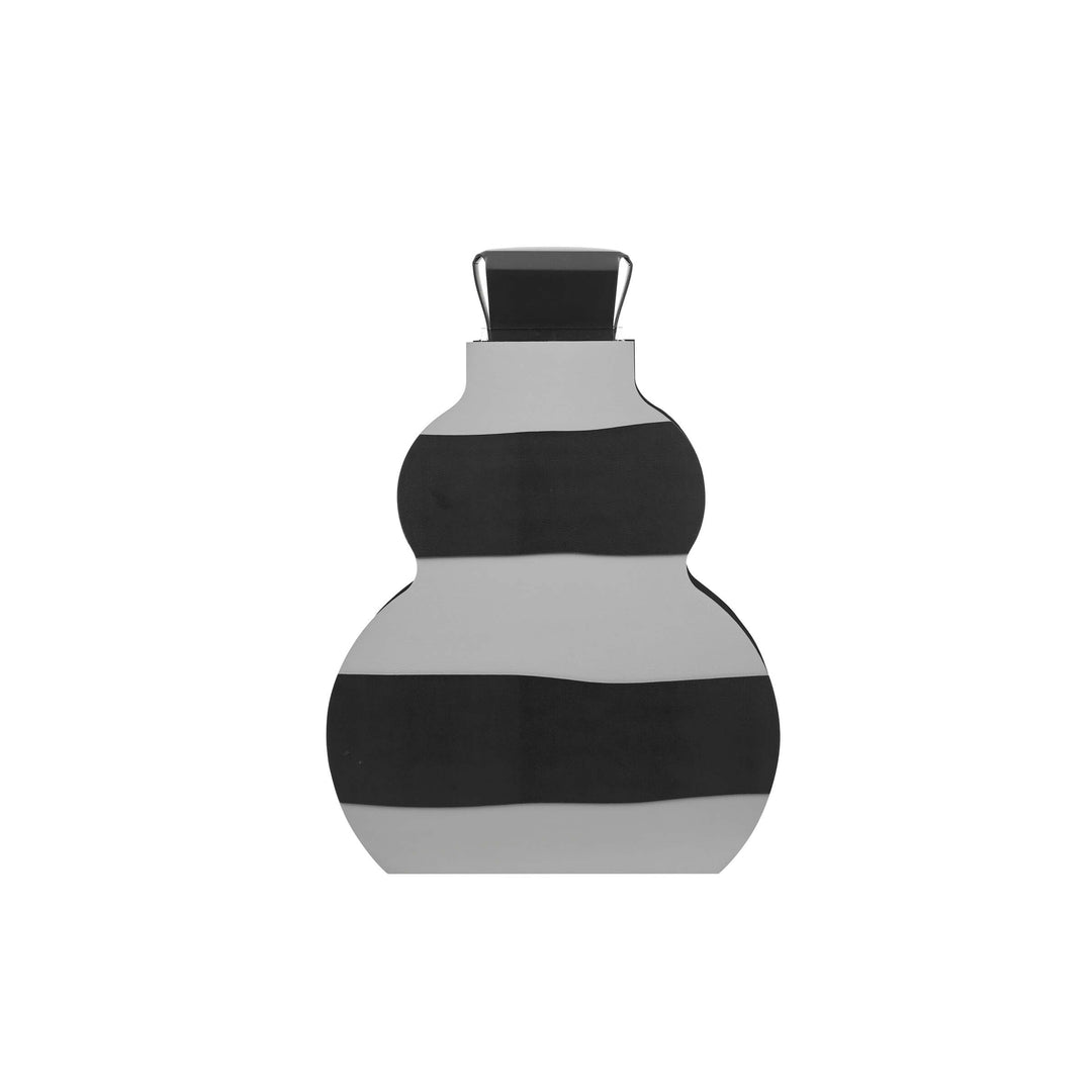 Leder-Dekorationsobjekt VASE OTTO GRAPHIC von Gianpaolo Venier für ADJ STYLE