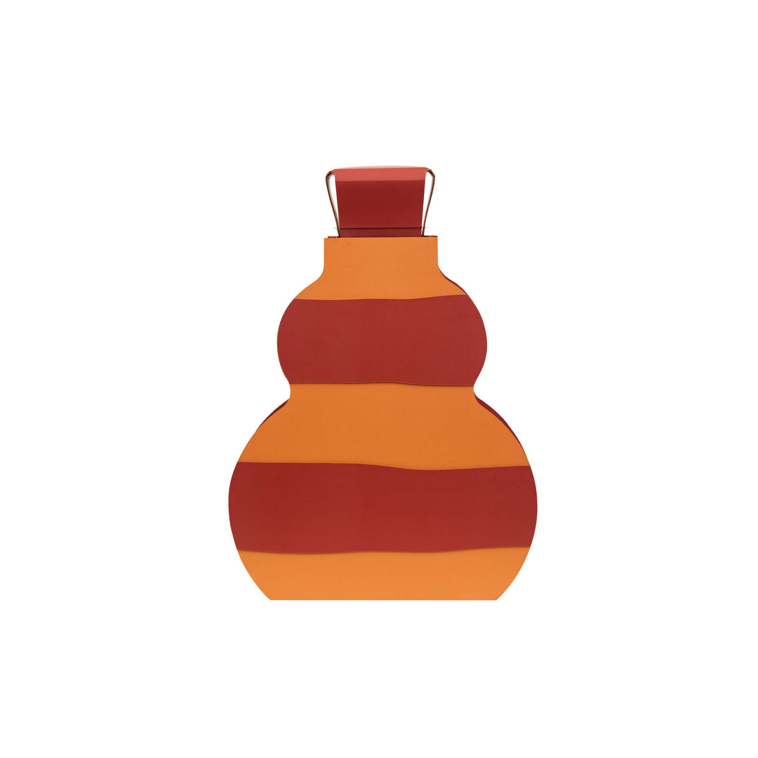 Leder-Dekorationsobjekt VASE OTTO GRAPHIC von Gianpaolo Venier für ADJ STYLE