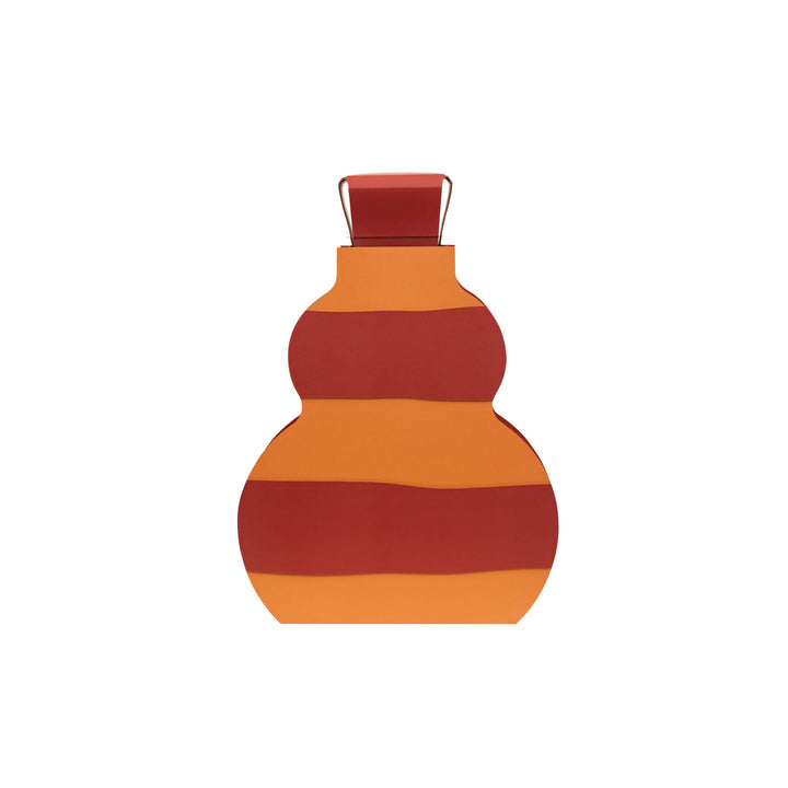 Leder-Dekorationsobjekt VASE OTTO GRAPHIC von Gianpaolo Venier für ADJ STYLE