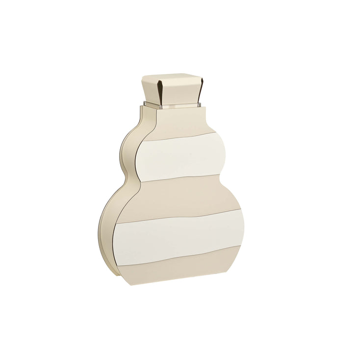 Leder-Dekorationsobjekt VASE OTTO GRAPHIC von Gianpaolo Venier für ADJ STYLE