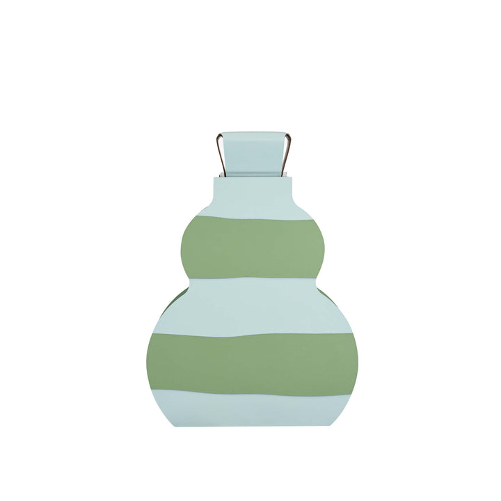 Leder-Dekorationsobjekt VASE OTTO GRAPHIC von Gianpaolo Venier für ADJ STYLE