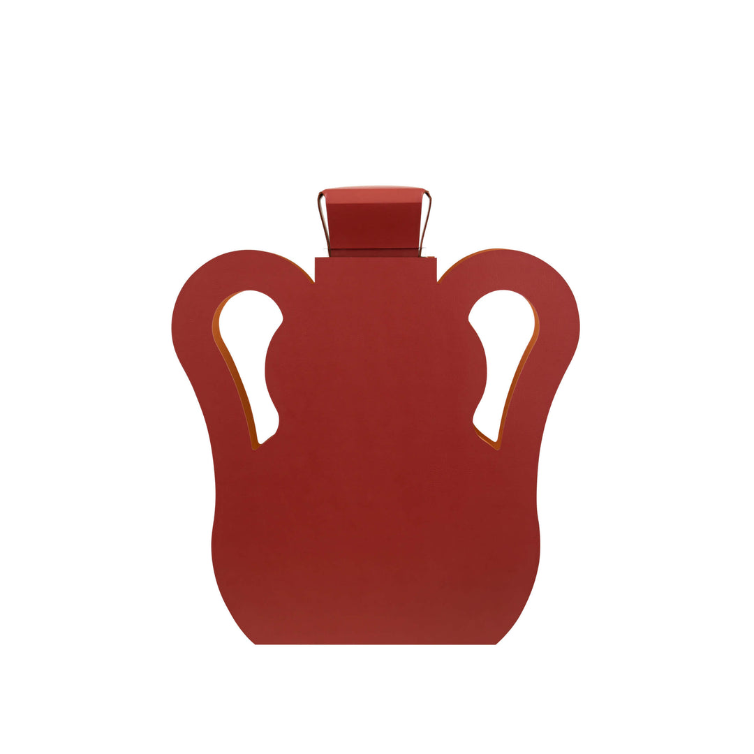 Objet décoratif en cuir VASE OTTO par Gianpaolo Venier pour ADJ STYLE