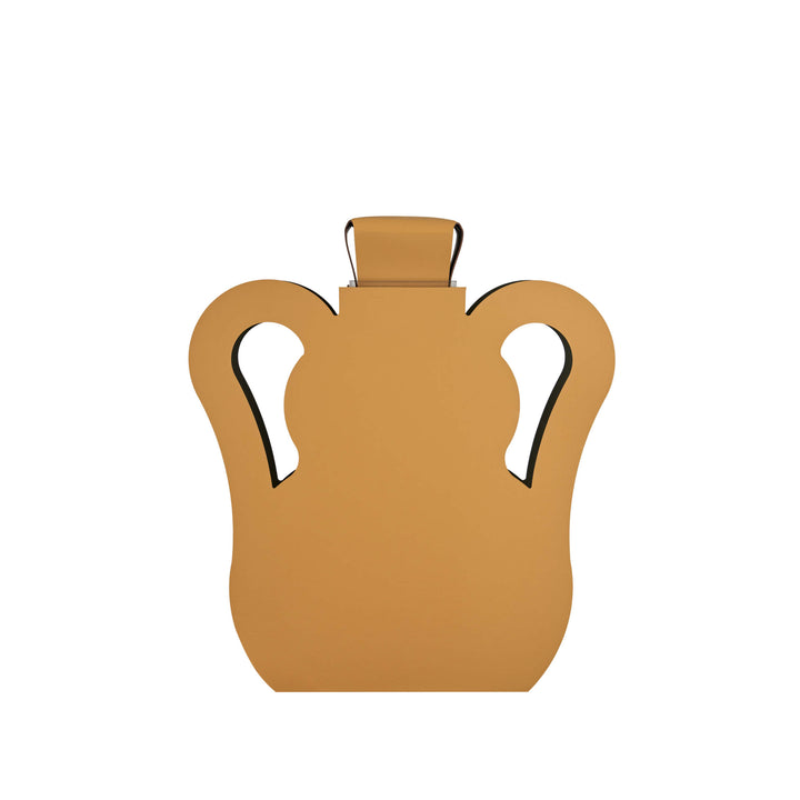 Objet décoratif en cuir VASE OTTO par Gianpaolo Venier pour ADJ STYLE