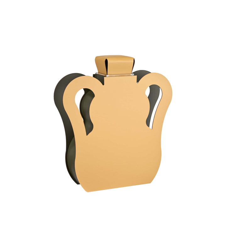 Objet décoratif en cuir VASE OTTO par Gianpaolo Venier pour ADJ STYLE