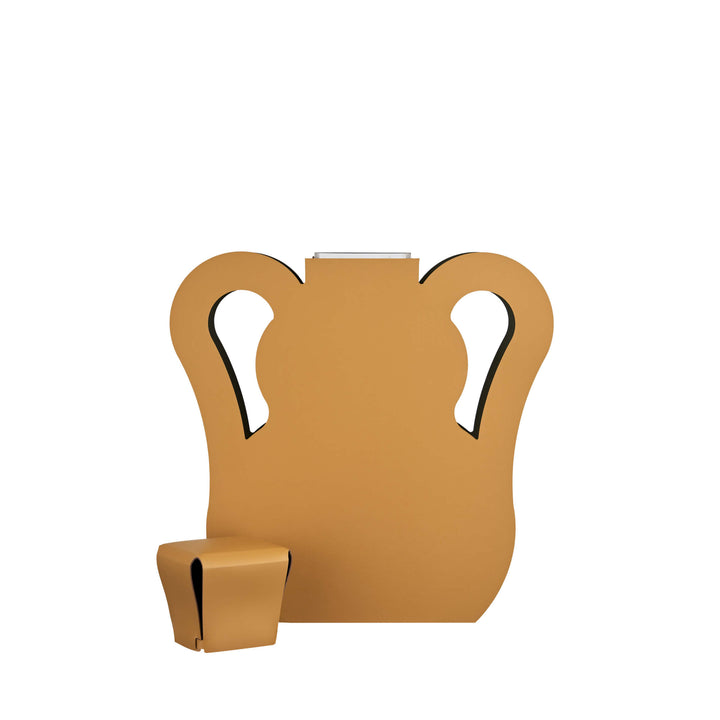 Objet décoratif en cuir VASE OTTO par Gianpaolo Venier pour ADJ STYLE