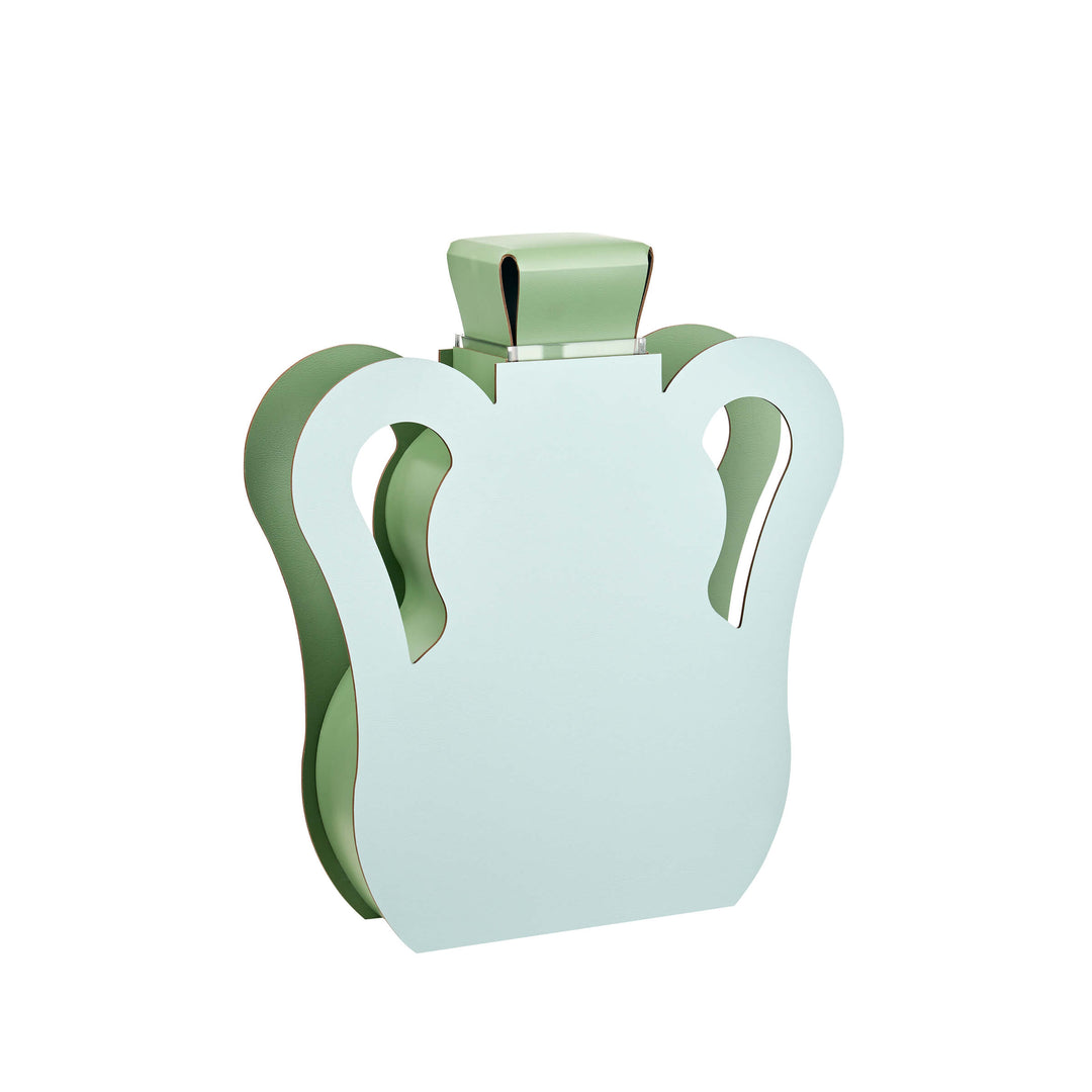 Objet décoratif en cuir VASE OTTO par Gianpaolo Venier pour ADJ STYLE