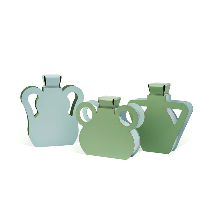 Objet décoratif en cuir VASE OTTO par Gianpaolo Venier pour ADJ STYLE