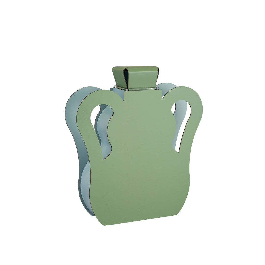 Objet décoratif en cuir VASE OTTO par Gianpaolo Venier pour ADJ STYLE