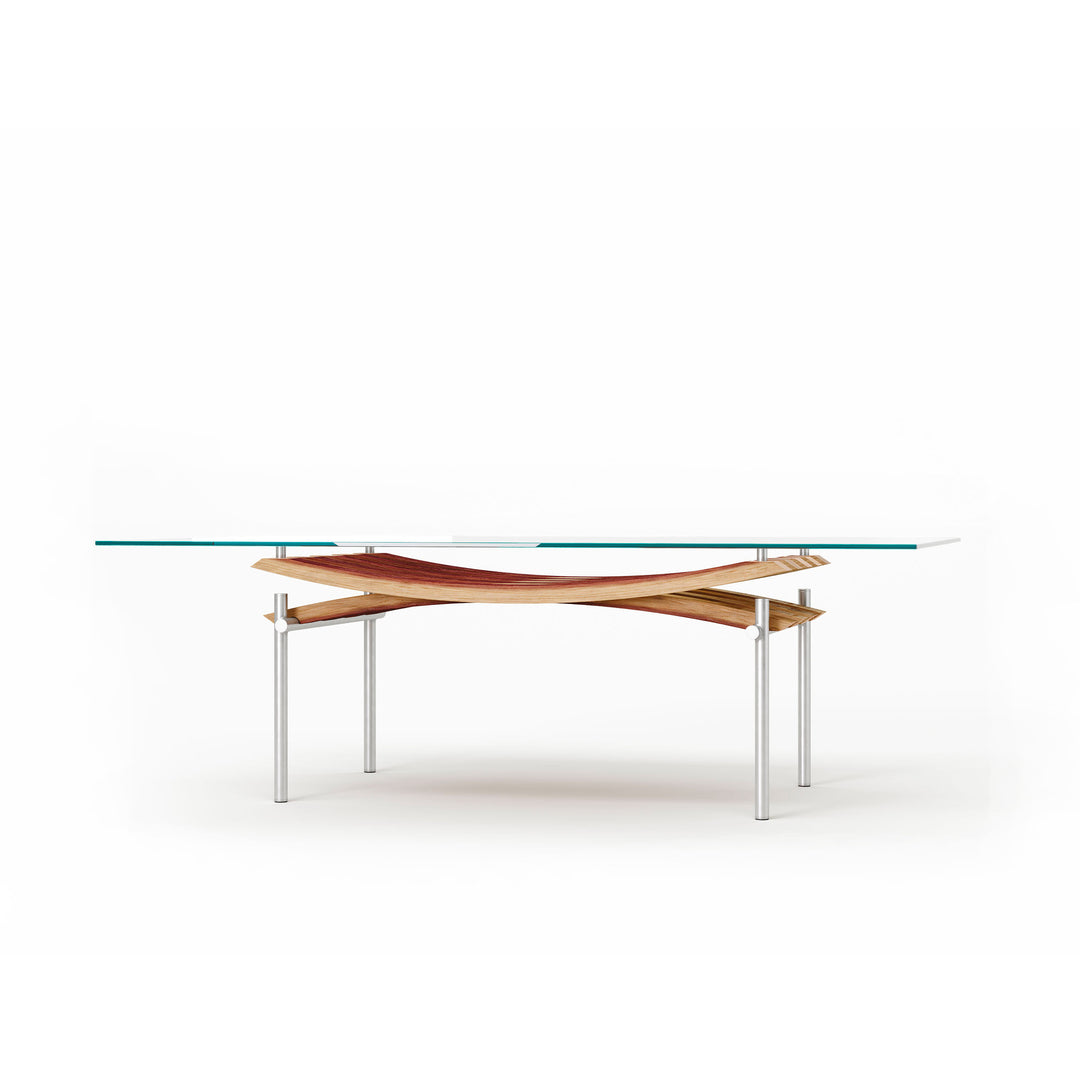 Wood and Glass Coffee Table VINCI by Winetage 04