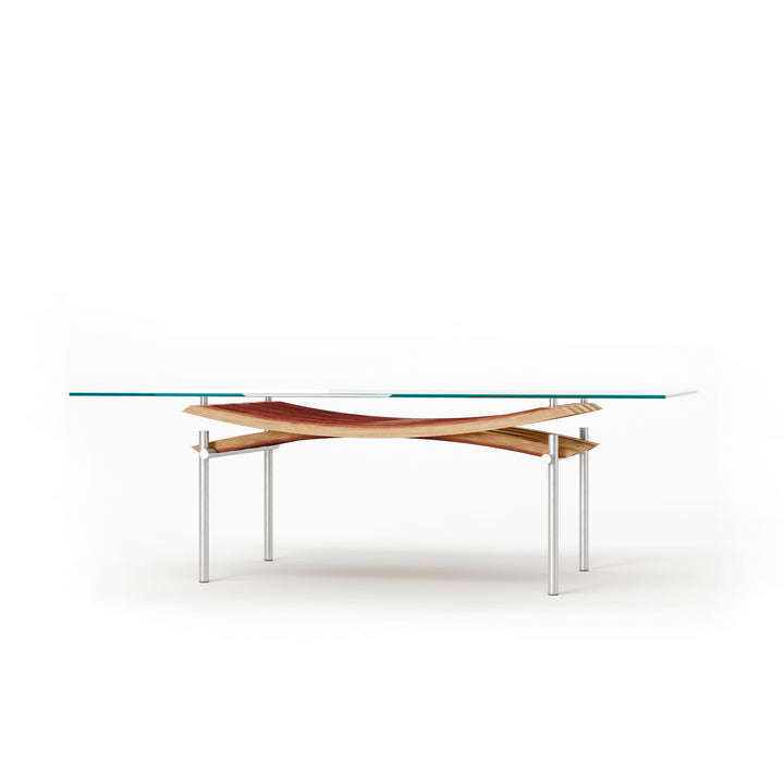 Wood and Glass Coffee Table VINCI by Winetage 04