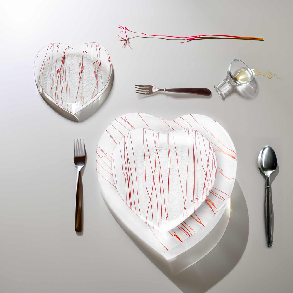 Murano Glass Dinnerware Set VALENTINO by D.i. Più Andretto Design 02