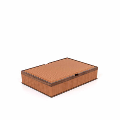 Leather Rectangular Box ASTREA by Pinetti 01