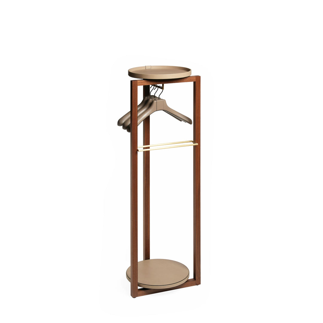 Leather Valet Stand ACHILLE by Pinetti 01