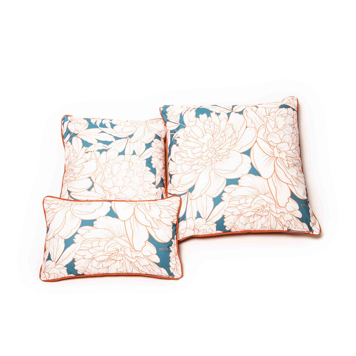 Waterproof Cushion MIA FLORA Set of Two by Luciana Gomez for MYIN 08