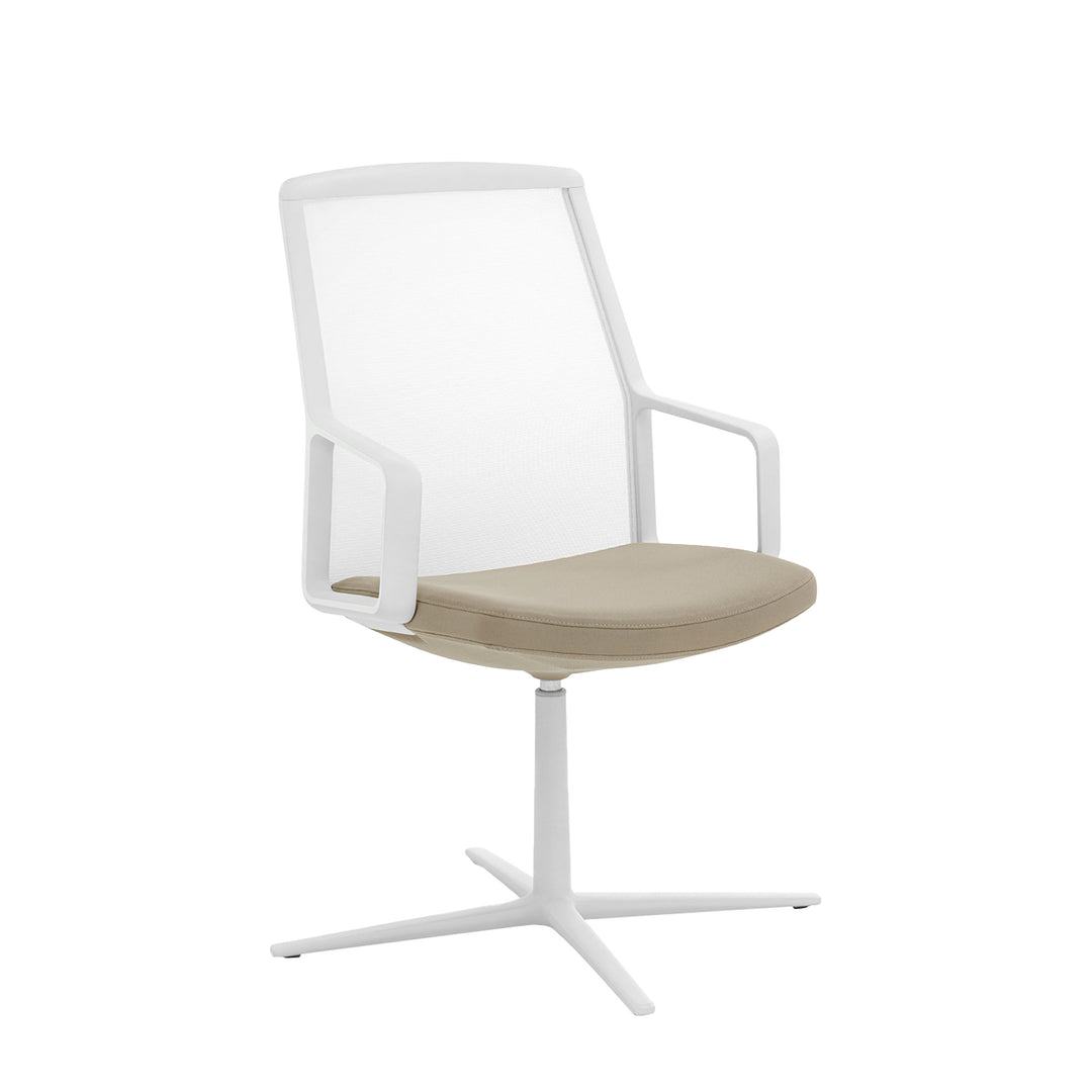 Chair with Four-Spoke Base ADELE RTE by Viganò 01