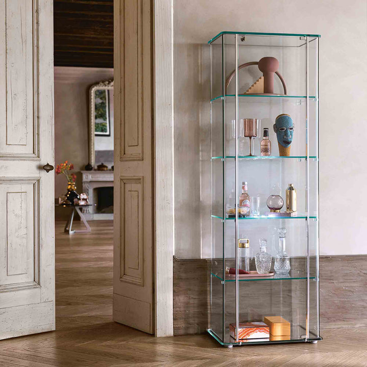 Glass Display Cabinet MILO DAY by Ilaria Marelli for FIAM 0120